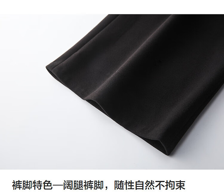 Dme [Long-Lasting Shape] Winter Mid-Rise Brushed Nine-Tenths Long Pants for Women, Slimming Straight-Leg Trousers, Warm Casual 4