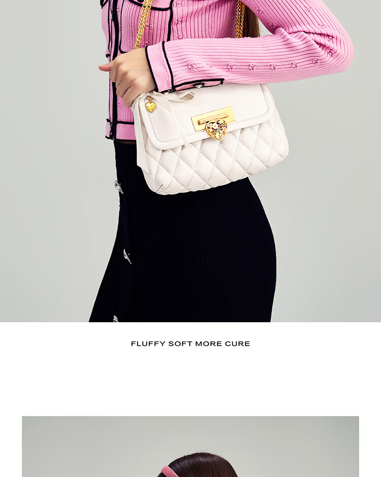 JUST STAR [Xu Lu's Choice] Kelly Handbag, Women's Bag 2026 New Style, Light Luxury Crossbody And Handheld Bag, Birthday Gift for Wome 17