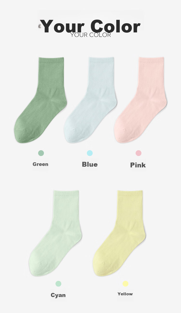 CHUYISHENG Disposable Socks for Children, Travel Spring And Summer Unisex Daily Wear Mid-Calf Socks, Sweat-Absorbing And Breathable 13