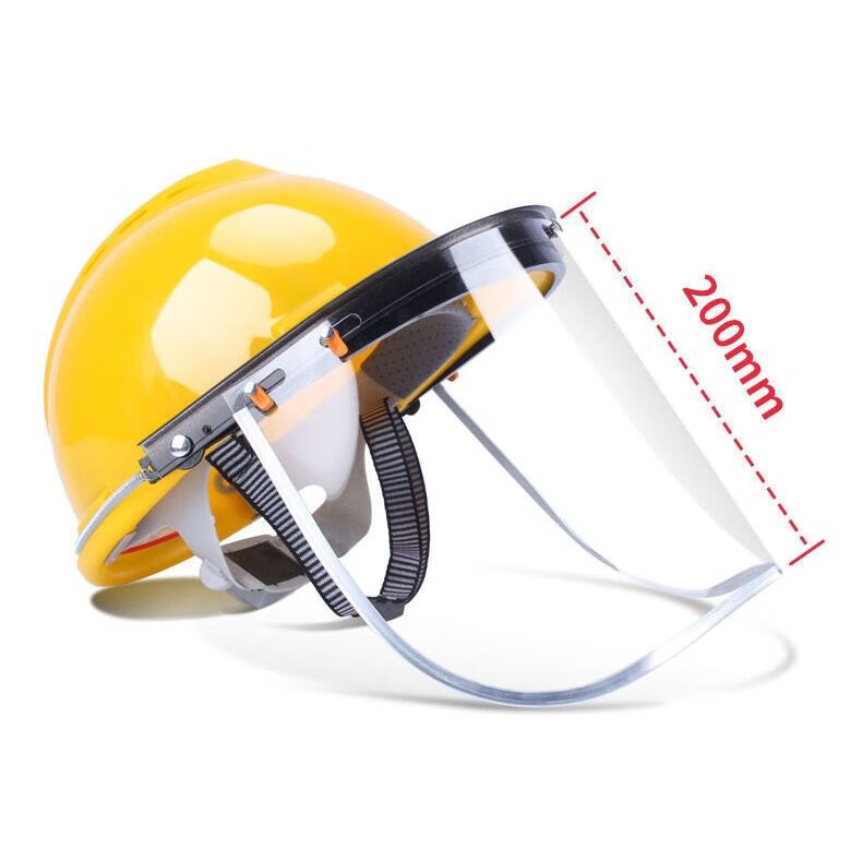 Minggu Protective Face Shield, Wearable Safety Helmet Welding Mask, Anti-Splash Aluminum Alloy Bracket Face Shield, Aluminum Bracket + Screen, 2 Pieces 17