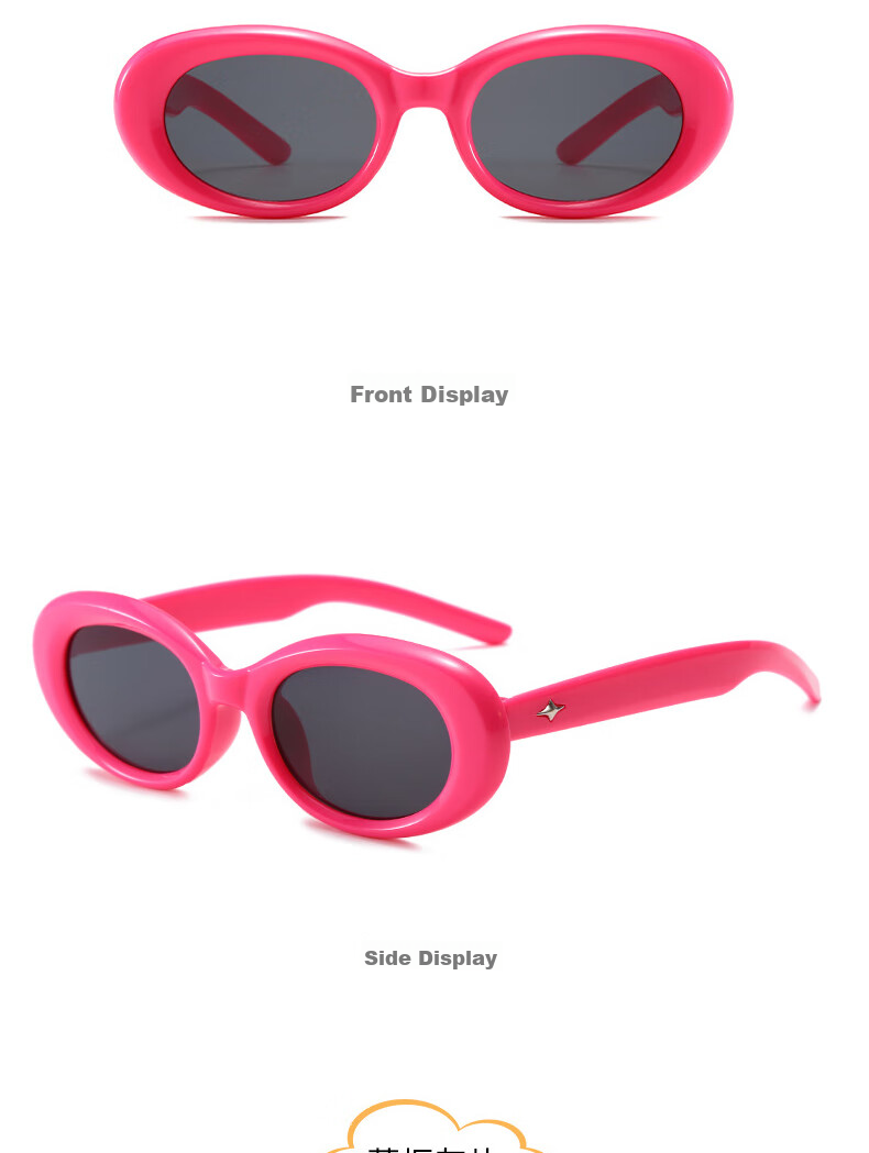 LOVECRAFT New GM Children's Sunglasses with Black Gray Lenses, Fashionable Outdoor Street Photography Sunglasses for Boys And Girls 6
