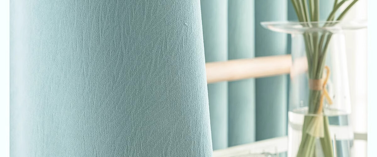 Mihua High Light-Blocking Curtains, Complete Set for Living Room, Thickened Sun Protection, Hooked Velvet Fabric, Cheese Cashmere Color, 1.8m Wide * 2.4m High 23