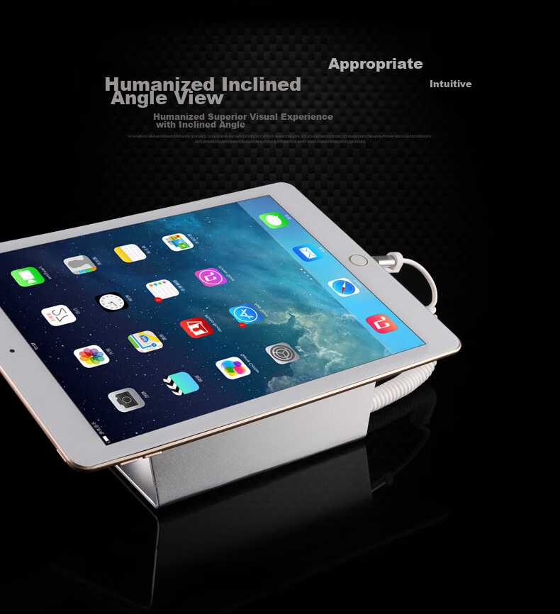 LFang Tablet Anti-Theft Display Stand, Anti-Theft Alarm, Tablet Computer Anti-Theft Chain with Type-C Interface, Large 7