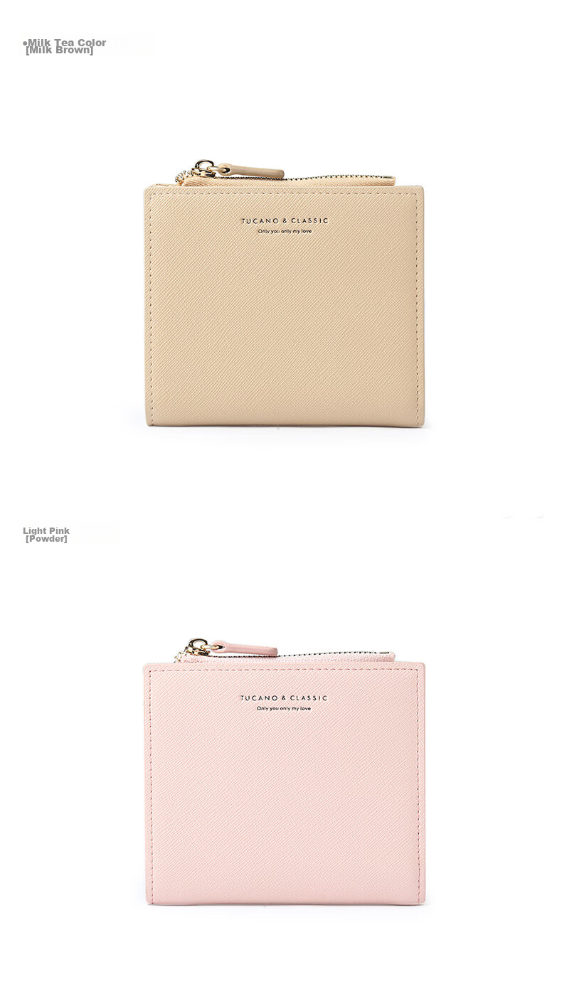 TUCANO Women's Handbag, 2026 Wallet, Short Card Holder, Two-In Genuine Leather Billfold, Birthday And 520 Gift for Wife 13