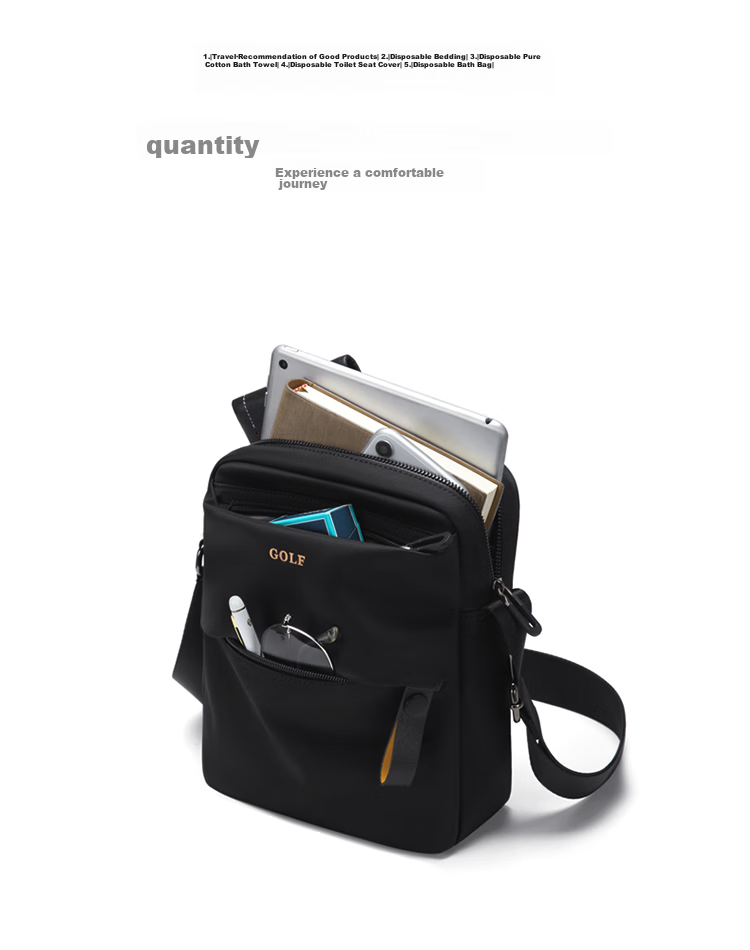 GOLF Shoulder Bag for Men, Casual Crossbody Bag, Phone And IPad Bag, Water-Resistant Commuter Sports Messenger Bag, Gift for Boyfriend 10