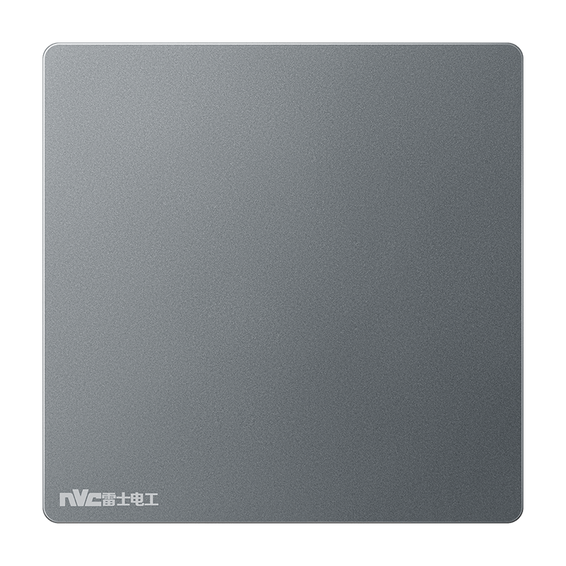 NVC Lighting Electrical Switch Socket 86-Type Blank Decorative Socket Panel N25 Misty Gray