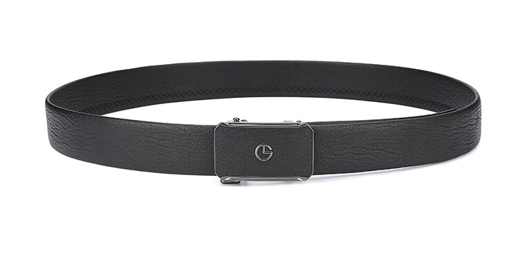 Goldlion Men's Belt, Top-Grain Leather, Automatic Buckle, Fashionable Business Trouser Belt, Gift Box, Birthday Present 11
