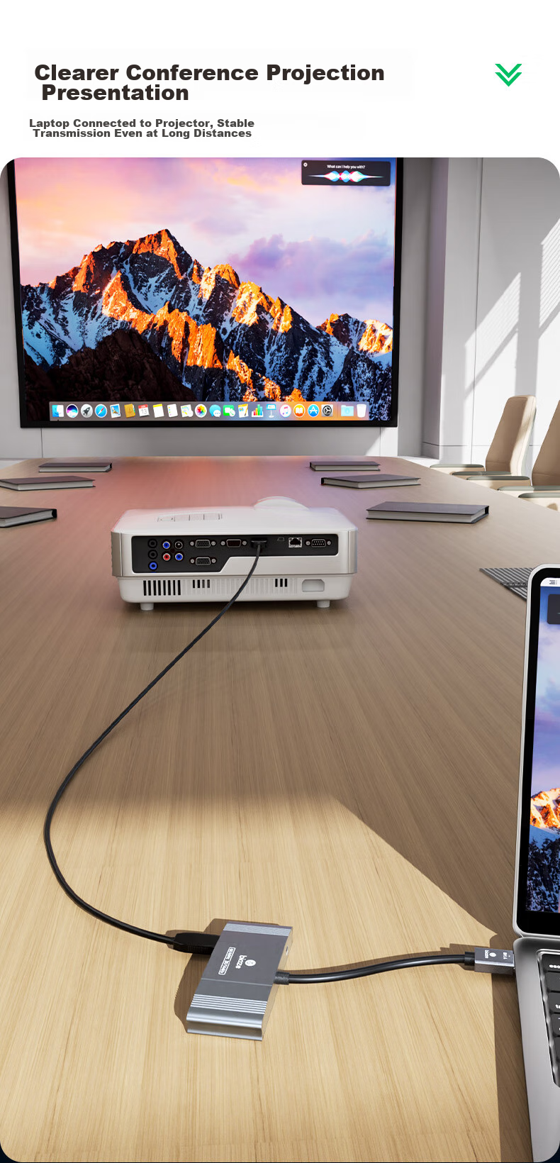 BIAZE DP to HDMI One-To Converter Docking Station, 4K 60Hz, Supports Multi-Screen Extension And Copying Function, for Desktop Graphics Card, Laptop, TV, Monitor 7