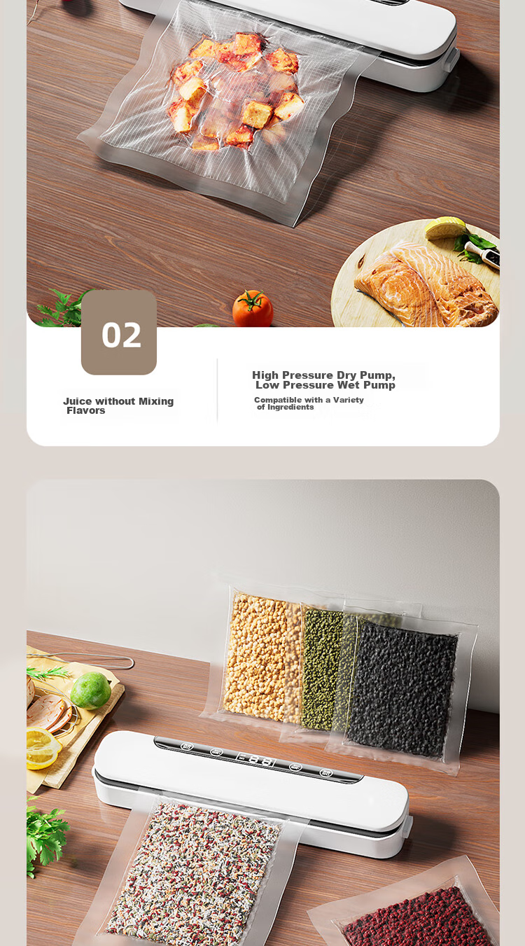 Baijie Food Grade Vacuum Sealer Bags Large 30x40cm Food Vacuum Seal Storage Bags Packaging Bags Preservation Bags Compression Storage Bags 15