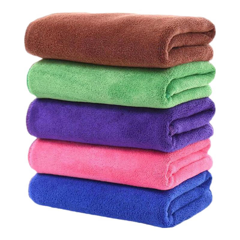 Good Weather Cleaning Cloths for Car Washing, Glass Wiping, Housekeeping, Cleaning, And General Maintenance, Mixed Colors, Extra Thick, 5 Pieces, 40*40 Cm