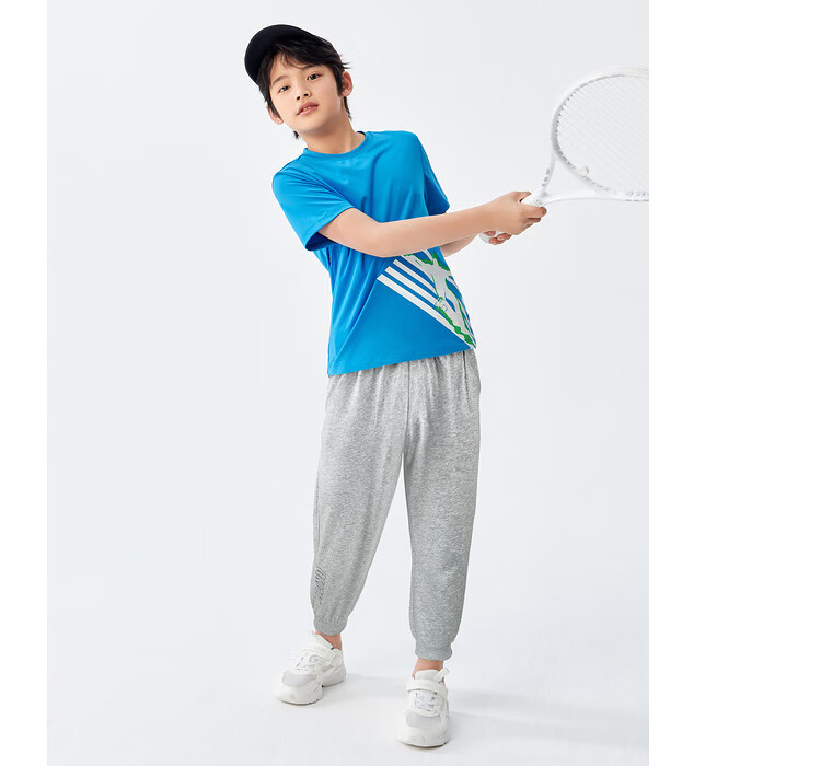 BALABALA Boys' Clothing, Children's Summer Thin Pants, Quick-Dry Sports Trousers for Older Kids, Casual Long Pants, Mosquito-Repellent Pants for Teenagers 18
