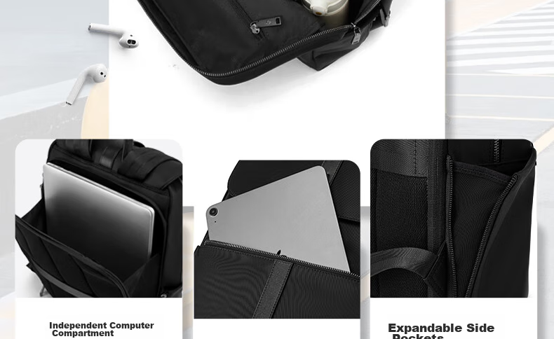 Xinxiuli Casual Fashion Backpack Laptop Bag, 13.3-Inch, for Men And Women, Flip-Top Design, Lightweight TM7*015 5