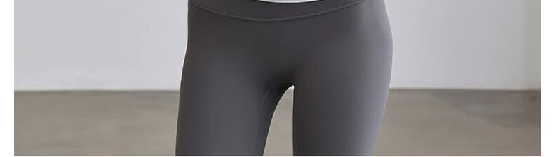 Ziyouxi Yoga Wear, Women's Slim-Fit Sports Top, Nude-Feel Quick-Dry T-Shirt, Pilates Running Fitness Training Long Sleeve 9