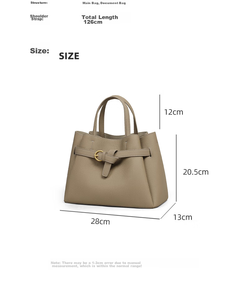 Viney Leather Handbag, Women's Crossbody Bag, Mom Bag, Light Luxury Shoulder Bag, Birthday And Mother's Day Gift, Practical Present for Mom 6