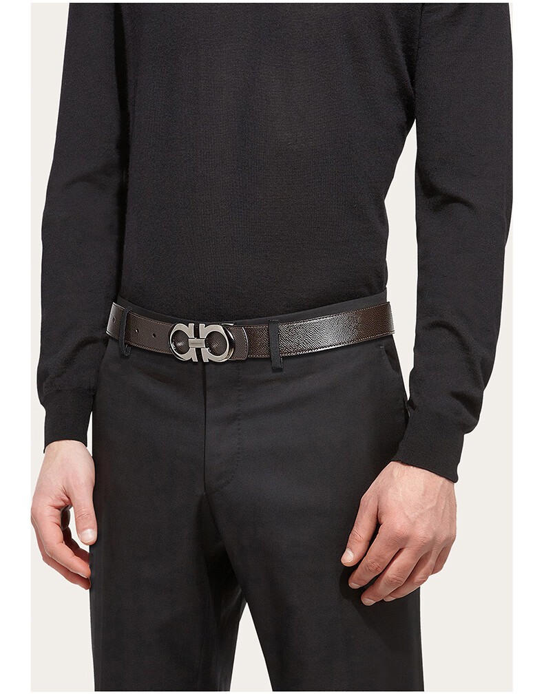 Ferragamo Men's Reversible GANCINI Belt 0689112_C_110, Gift for Boyfriend 5