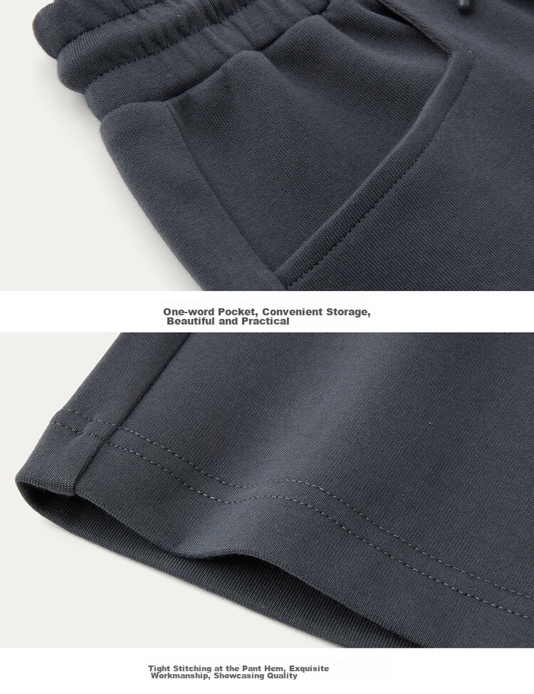 Giordano Women's Sweatpants, Flowy Glutinous Rice Pants with Straight Pockets, Elastic Waist Soft And Chewy Long Pants 05414854 15