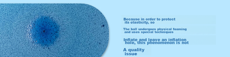 Deli No. 7 Children's Colorful Silent Basketball, Indoor Noiseless Quiet Indoor Parent-Child Toy, Blue 35