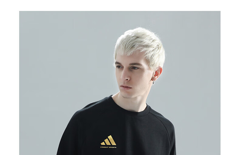 Adidas Men's Spring Outdoor Running Pullover Hoodie Windproof Warm Breathable Sportswear Gray/Khaki 2XL 19