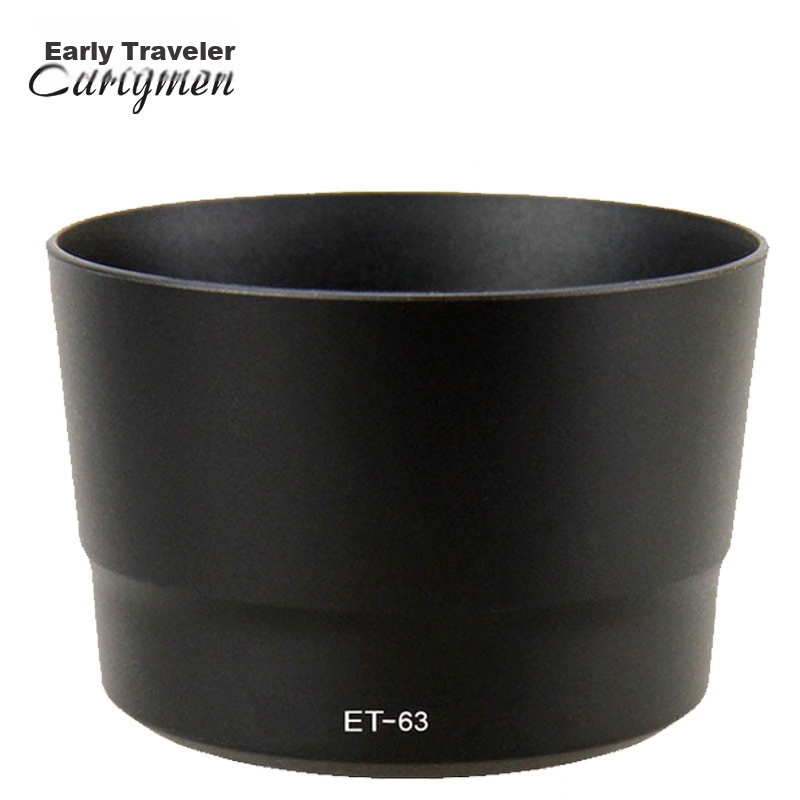 Earlymen ET-63 Lens Hood for Canon EF-S55 STM, Compatible with 58mm Lenses for 80D, 90D, 200D II, 850D, 800D DSLR Cameras, Accessory