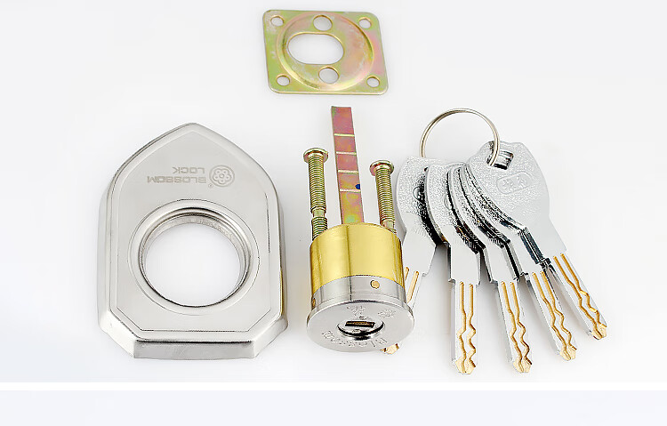 BLOSSOM Exterior Door Lock Cylinder C-Level Old-Style Iron Door Wooden Door Security Lock DFP03 11