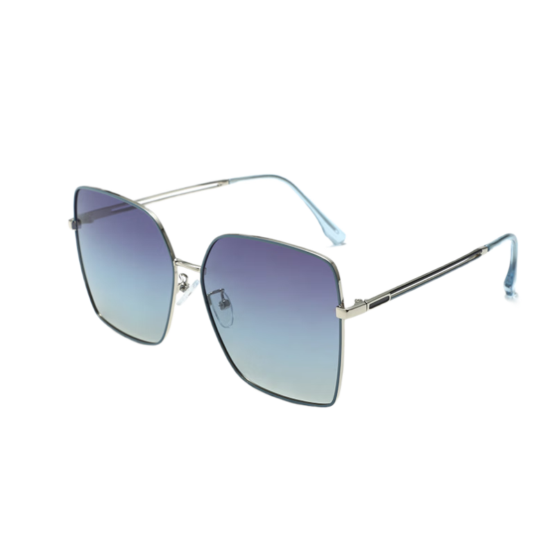 Mushe Fashion Women's Polarized Sunglasses UV400 Anti-Ultraviolet Street Photography Sunglasses Large Frame Korean Style Trendy Sun Protection Goggles
