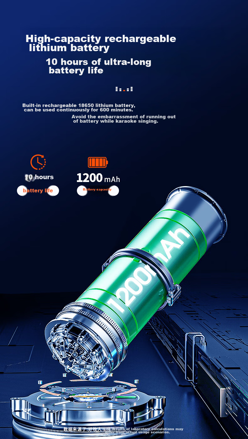 Haomuren Wireless Microphone Rechargeable Universal Mic for Home KTV, Professional Singing, Stage Hosting, Speeches, Karaoke, Meetings, Outdoor Use with Speaker, Amplifier, FM Receiver, Universal 14