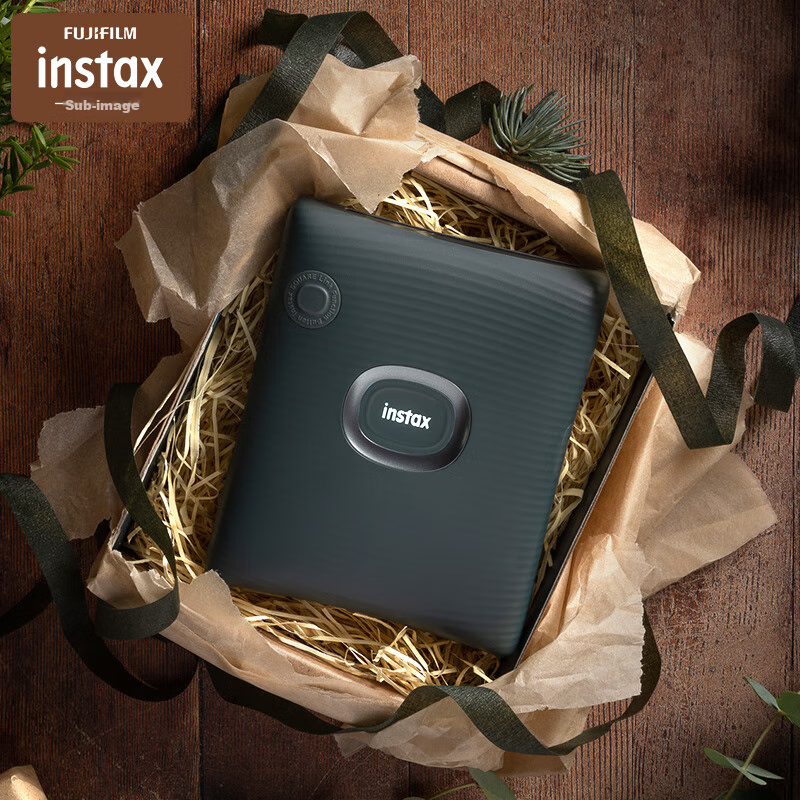 INSTAX Fuji INSTAX SQUARE Link Instant Camera, Smartphone Photo Printer, Cyan Green, for Students And Home Use