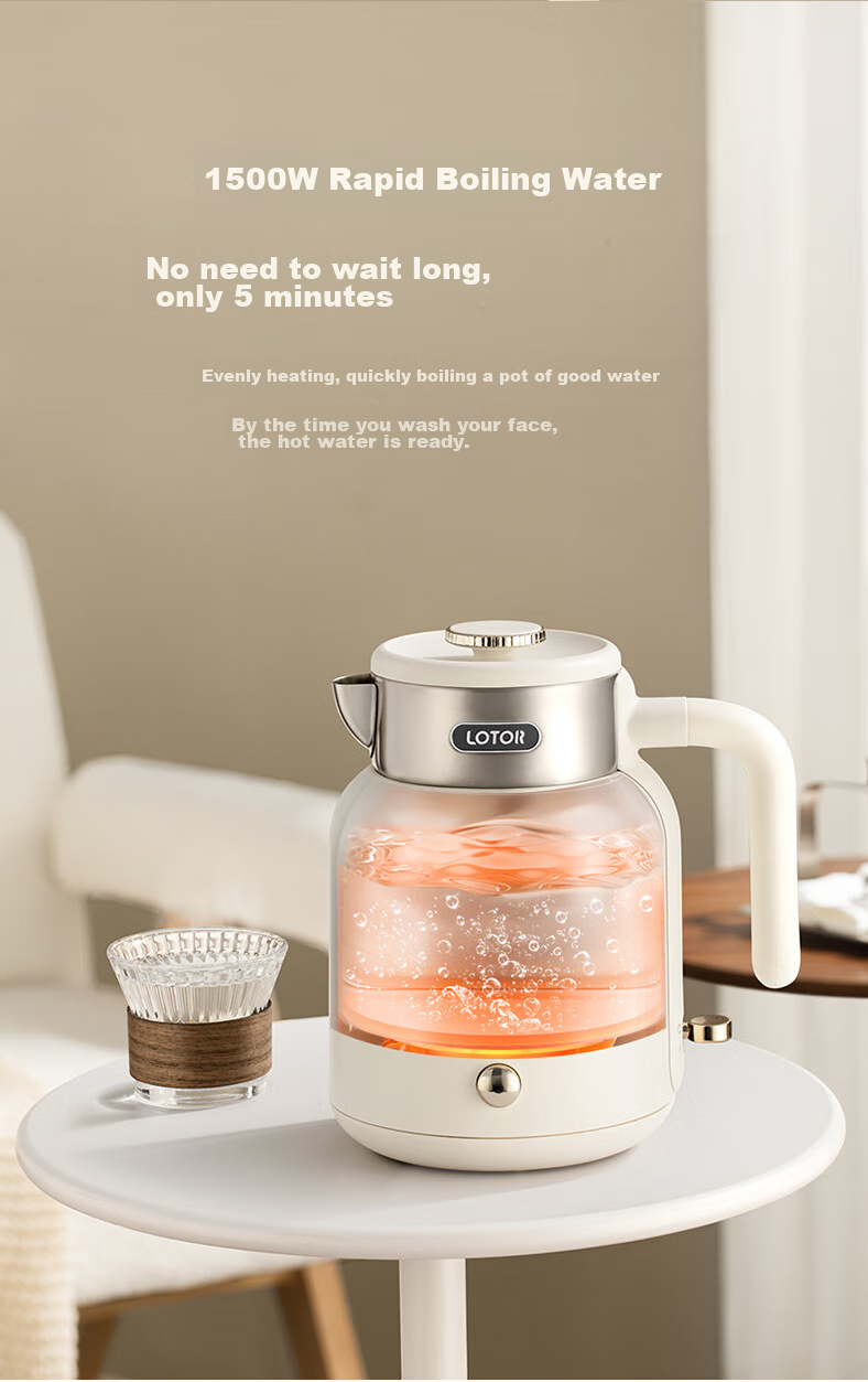 LOTOR Ceramic Wine Warmer Set for Home Use, Yellow Wine Heating Pot, Ceramic Wine Dispenser, Hot Liquor Pot, White Spirit Warmer, Chinese Style Constant Temperature Wine Pot, Two Liang And Half Ji 7