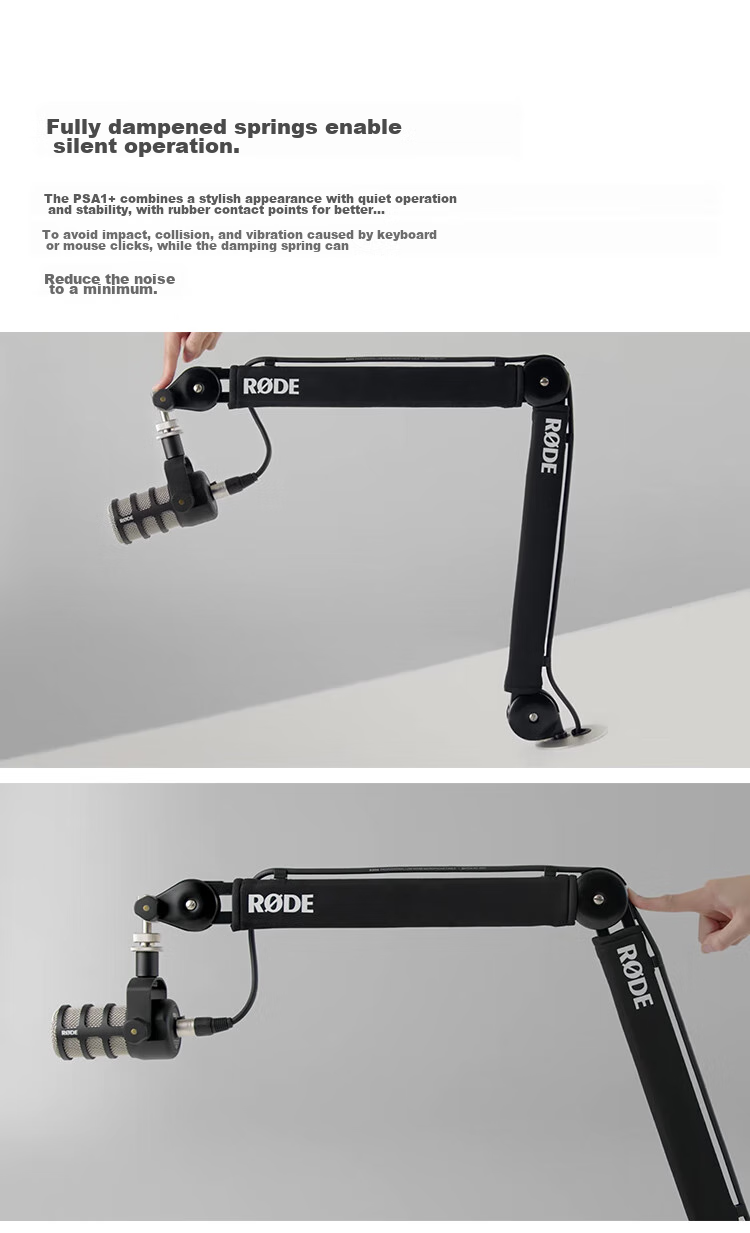 Rode PSA1+ Desktop Suspension Mount, Professional Microphone Stand for Recording Studios And Video Streaming (Official Standard Configuration) 6
