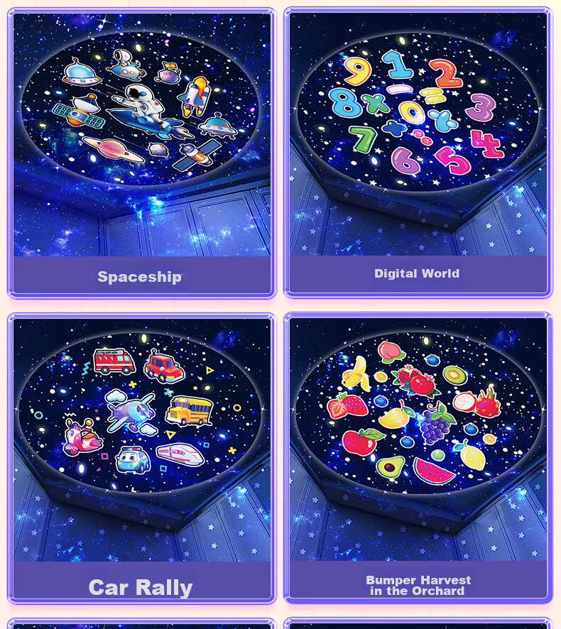 Mixiaoshu Starry Sky Projection Lamp Children's Toy Gift for Girls And Boys Aged 7-14 Birthday Present Music Box with Sound 13