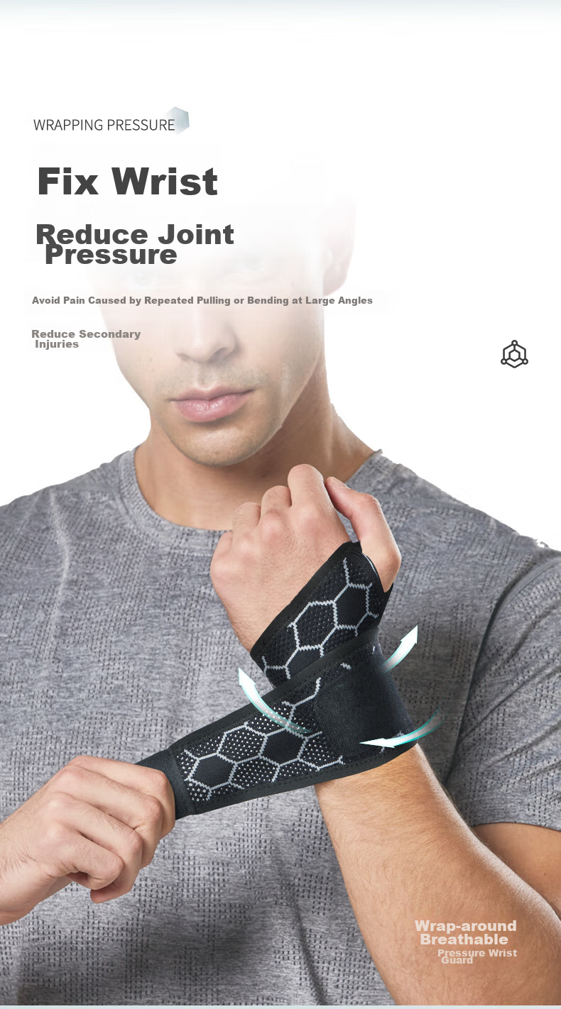 NAILEKESI N Badminton Specialized Wristband for Tendonitis, TFCC, Sports Wrist Strain, Sprains, Compression, Summer Protective Gear 8