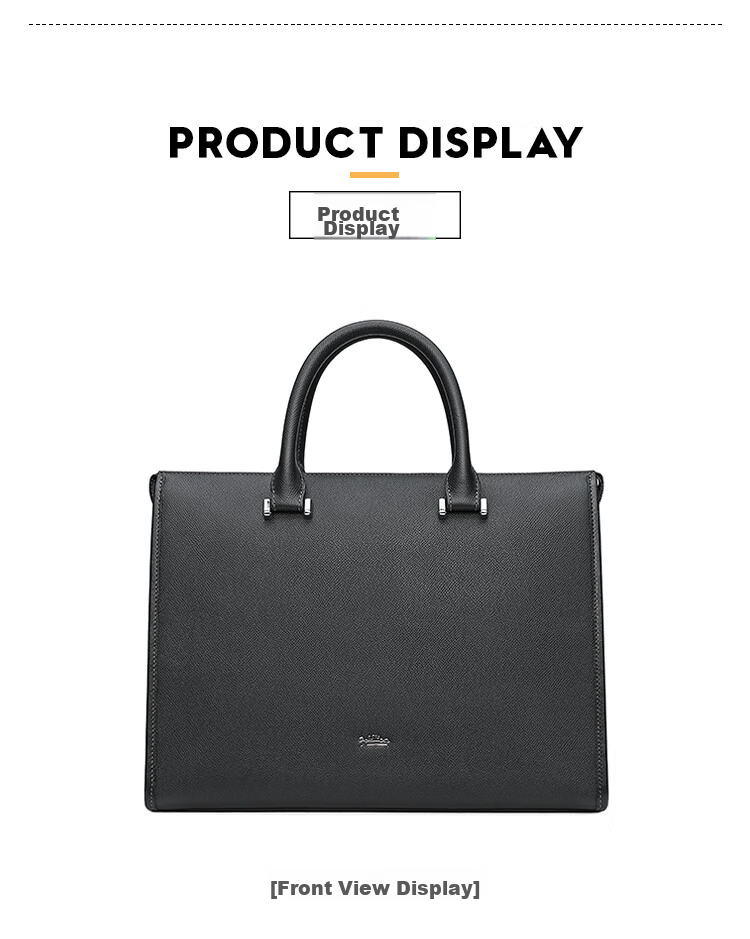 Goldlion Business Briefcase Handbag, Leather Men's Bag, Laptop Bag, Large Capacity Work Bag, Birthday Gift 19