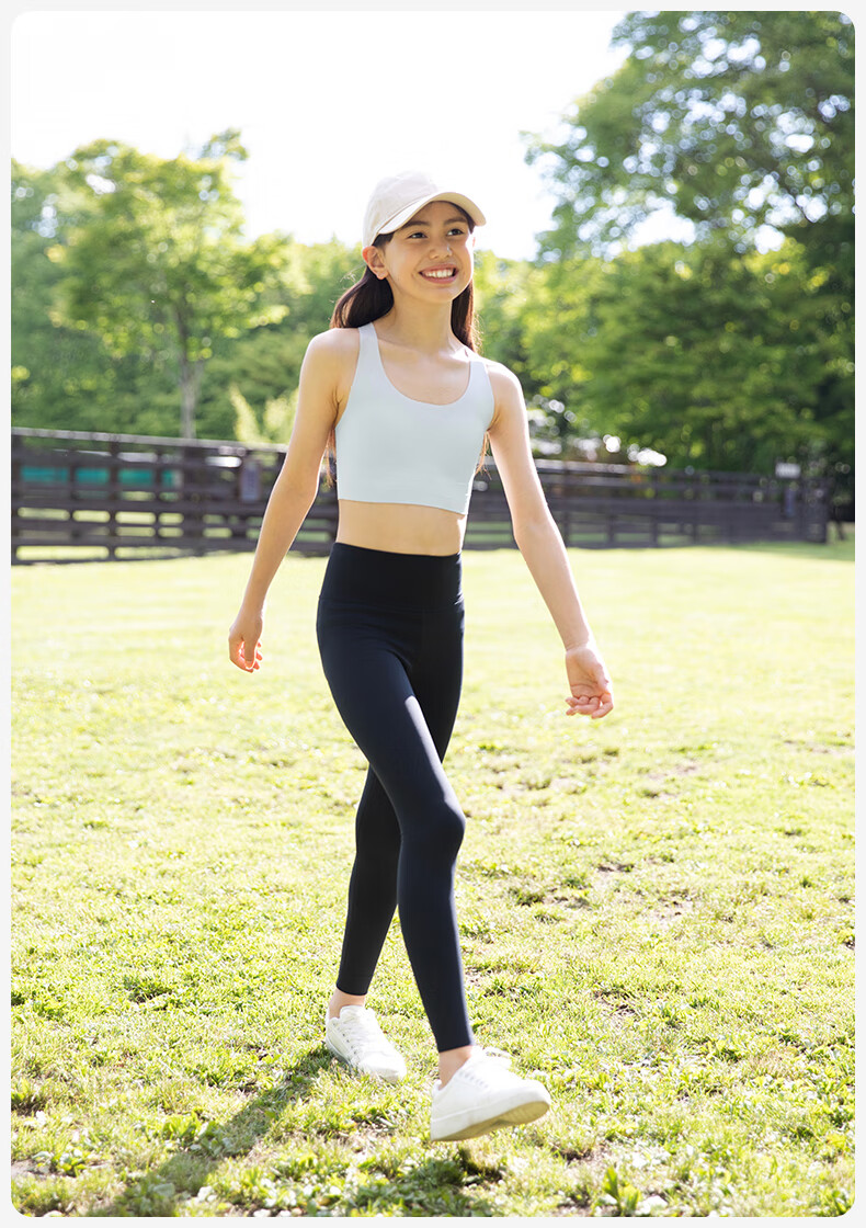 Like UU Girls' Sports Bra, Girls' Training Bra, Children's Underwear, Student Middle School Vest-Style Bra for Puberty Girls 16
