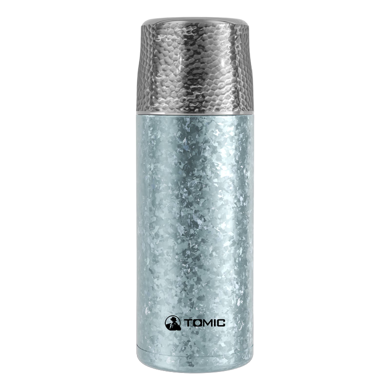 TOMIC Double-Layer Pure Titanium Insulated Tea Infuser Mug for Men And Women, Large Capacity Titanium Water Cup, Gift Souvenir
