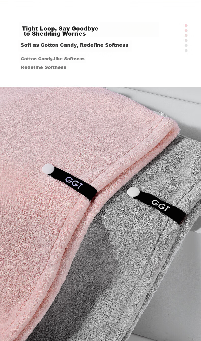 GGT Japanese Snowflake Velvet Hair Drying Cap Hair Tie, Highly Absorbent, for Women's Home Use, Soft And Quick-Drying Hair Wiping Cap, Yingruo 7
