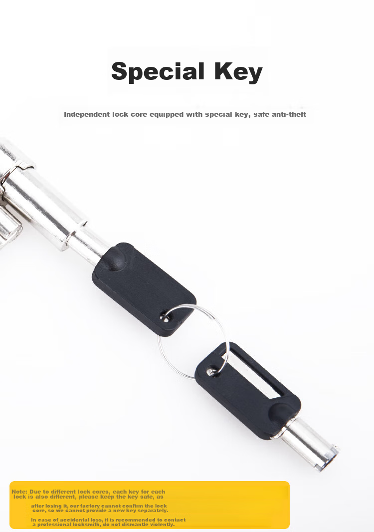 HAILE Laptop Lock Anti-Theft Lock Password Lock, Suitable for HP Lenovo 6*2.5mm Laptop Lock Hole, AL-11 7