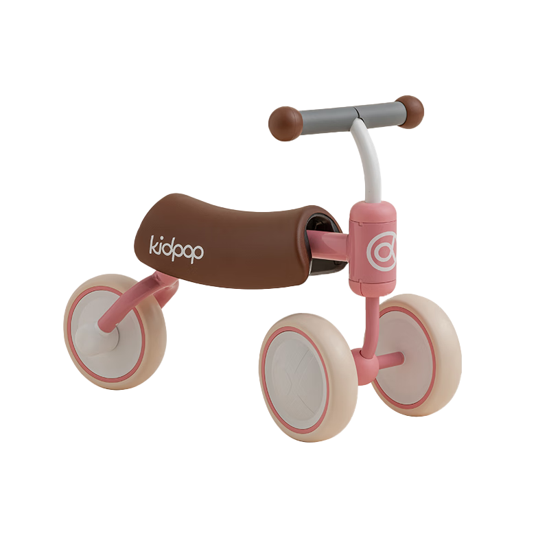 Kidpop Baby Walker, Anti-O Leg, Anti-Rollover Children's Balance Bike, for Ages 1-3, Toddler Walker, First Birthday Gift, Pink