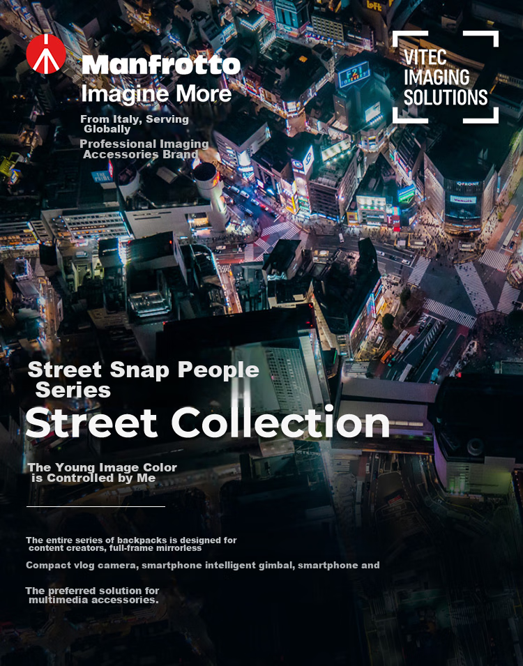 Manfrotto Street Photography Backpack, Street Series MB MS2-BP DSLR Bag, Camera Backpack, Travel Backpack 1