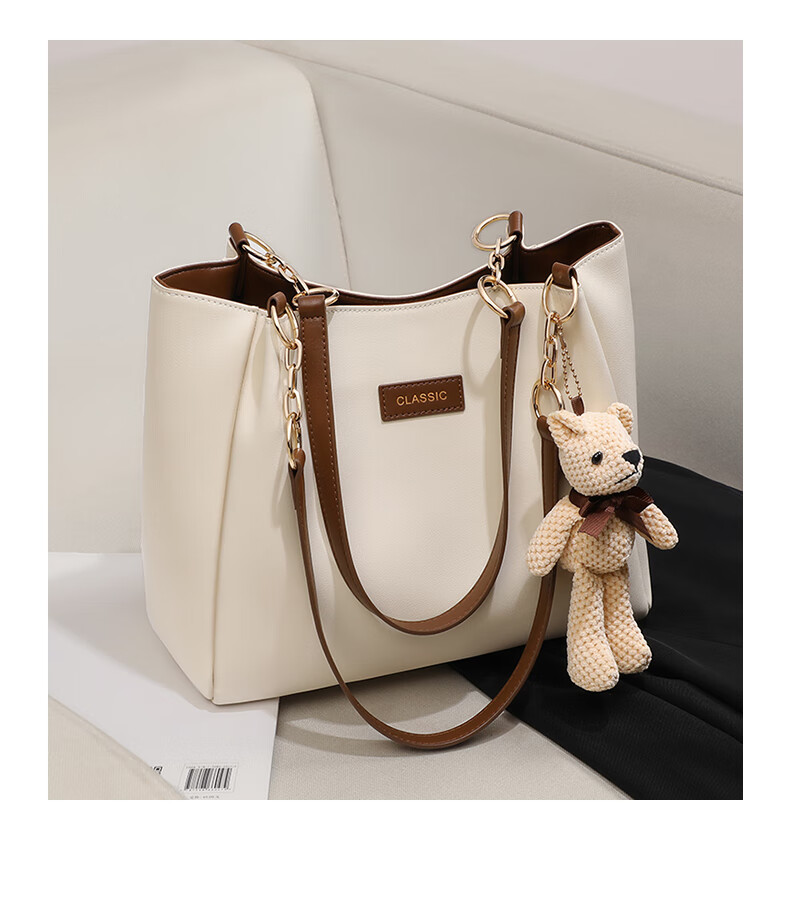 Aiqinghai Leather Handbag, Women's Tote Bag, Large Capacity Shoulder Bag, High-End Brand, Birthday Gift for Wife Or Girlfriend on May 20 1