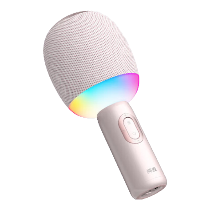 Chunmai Wireless Microphone, Bluetooth Speaker All-In Mobile Karaoke Device, Live Streaming And Recording Microphone for Singers, Smart Noise Reduction, Long Battery Life, Party Entertainment, New Fresh Pink