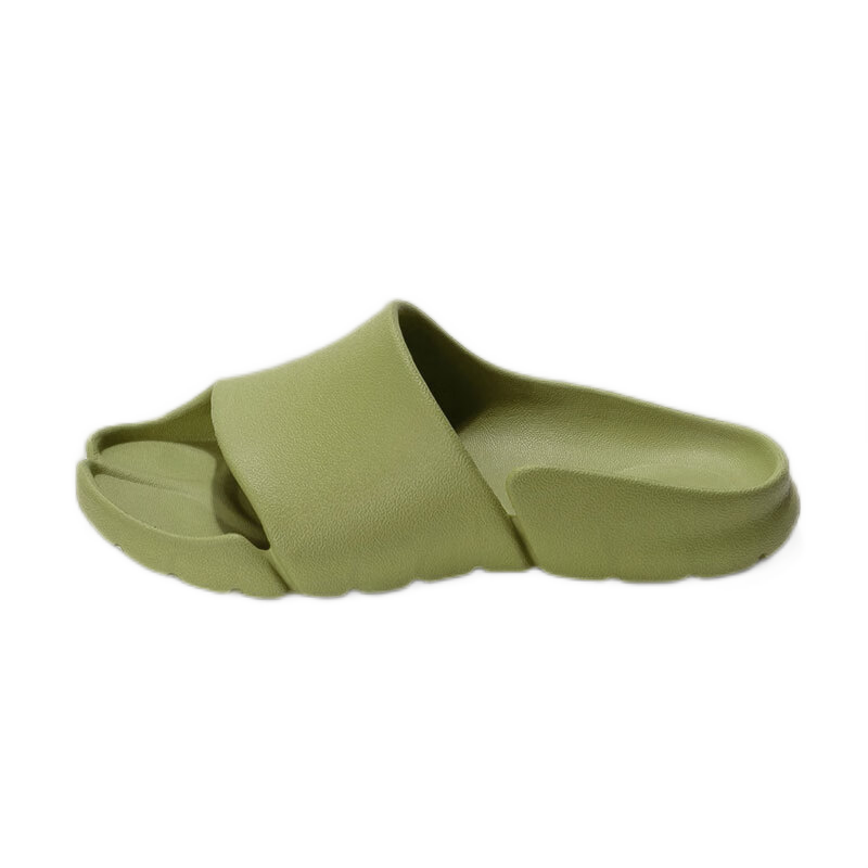 KENROLL Unisex Home Non-Slip Slippers, Fashionable Bokken Casual Split-Toe Sandals, Olive Green, Size 44-45 (275mm)