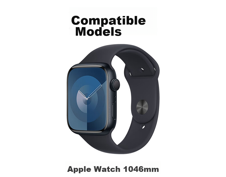 KMaxAI Compatible with Apple Watch S11 Protective Case, Tempered Glass Screen Protector, Integrated Case And Film for Apple Watch S10, IWatch S11 Protective Cover, 46mm, Black 2
