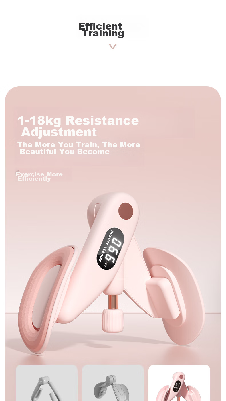 Yottoy Leg Press Machine, Pelvic Floor Trainer, Home Leg Exercise Device for Thigh Slimming, Kegel Exercises Fitness Equipment for Men And Wome 3