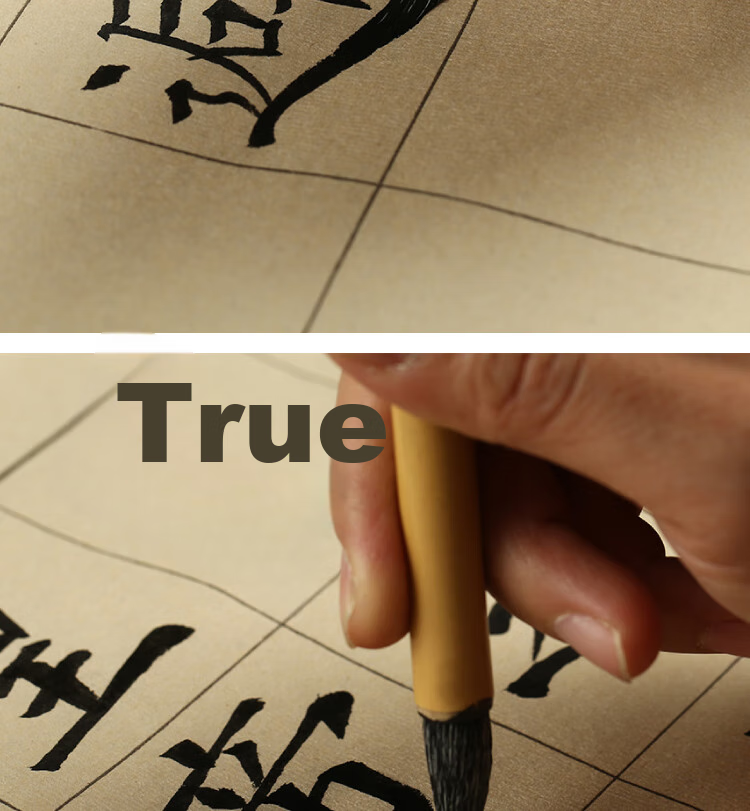 Yihaitangwenhua Calligraphy Brush Set - Wolf And Mixed Hair for Large, Medium And Small Regular Script, Sheep Hair for Students' Calligraphy And Chinese Painting Beginners - Wolf Hair 3-Piece Set for Elementary School Students And Adults in Regular Script And Running Script 7