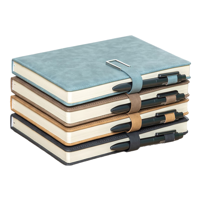 Deli Customizable Notebook, 16K/128 Sheets Large Notebook, Thickened Sheepskin Leather Cover, Exquisite Soft Surface Leather Notebook, Green BP150