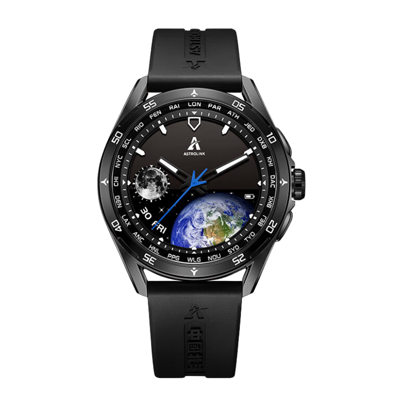 Beidou Watch Astrolink Gunmetal Smart Sports Multifunctional Solar-Powered ECG Heart Rate Fashion Analog Men's Gift
