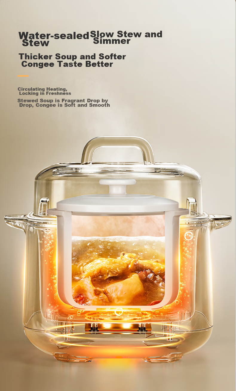 SUPOR Electric Stew Pot, Electric Stew Cup, Double Boiler, Soup Pot, Bird's Nest Stew Cup, Soup Stew Pot, Soup Stew Cup Steamer, Baby Food Cooker DZ10YC866 4