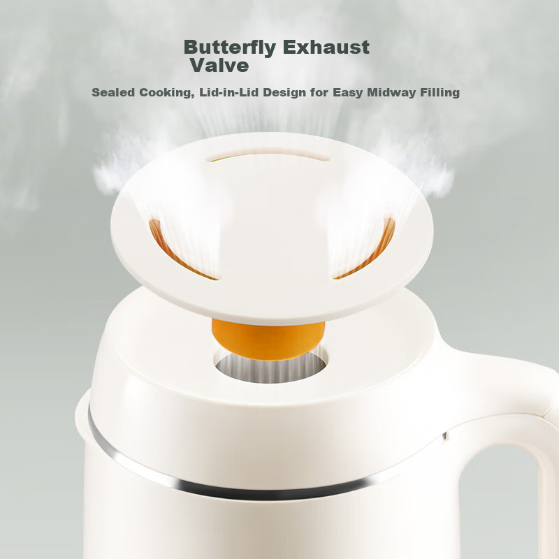 SUPOR Soy Milk Maker, 1.2L Large Capacity Multi-Function Automatic Juicer for Home Use, Filter-Free, Programmable, High-Temperature Steam Cleaning Breakfast Machine, DJ12B-P29E