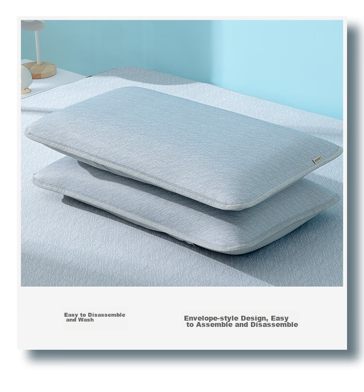 Laoxijiang Ice Silk Pillowcase Summer Cooling Mat Pillow Cover, Single Pack, 48*74cm 8