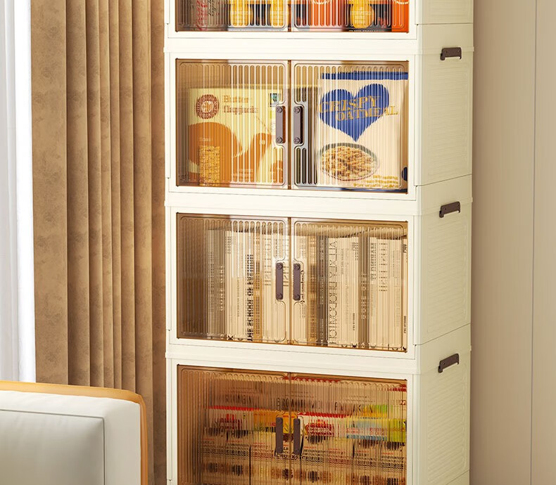 Shunyou Storage Cabinet, Wheeled Organizer Box, Foldable Wardrobe, Kitchen Storage Unit SY-608 20